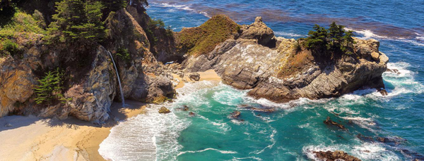 Monterey, California winter paddle boarding